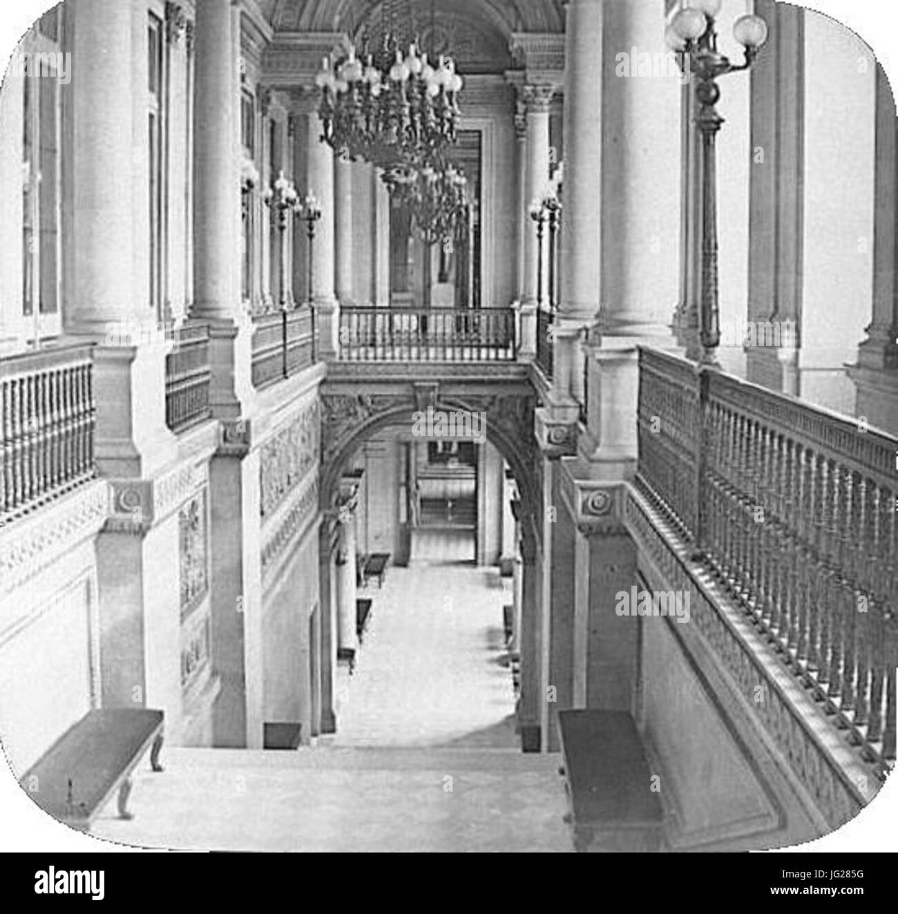 Grand Escalier Haut 28Eastman29 Tuileries Ernte Stockfoto