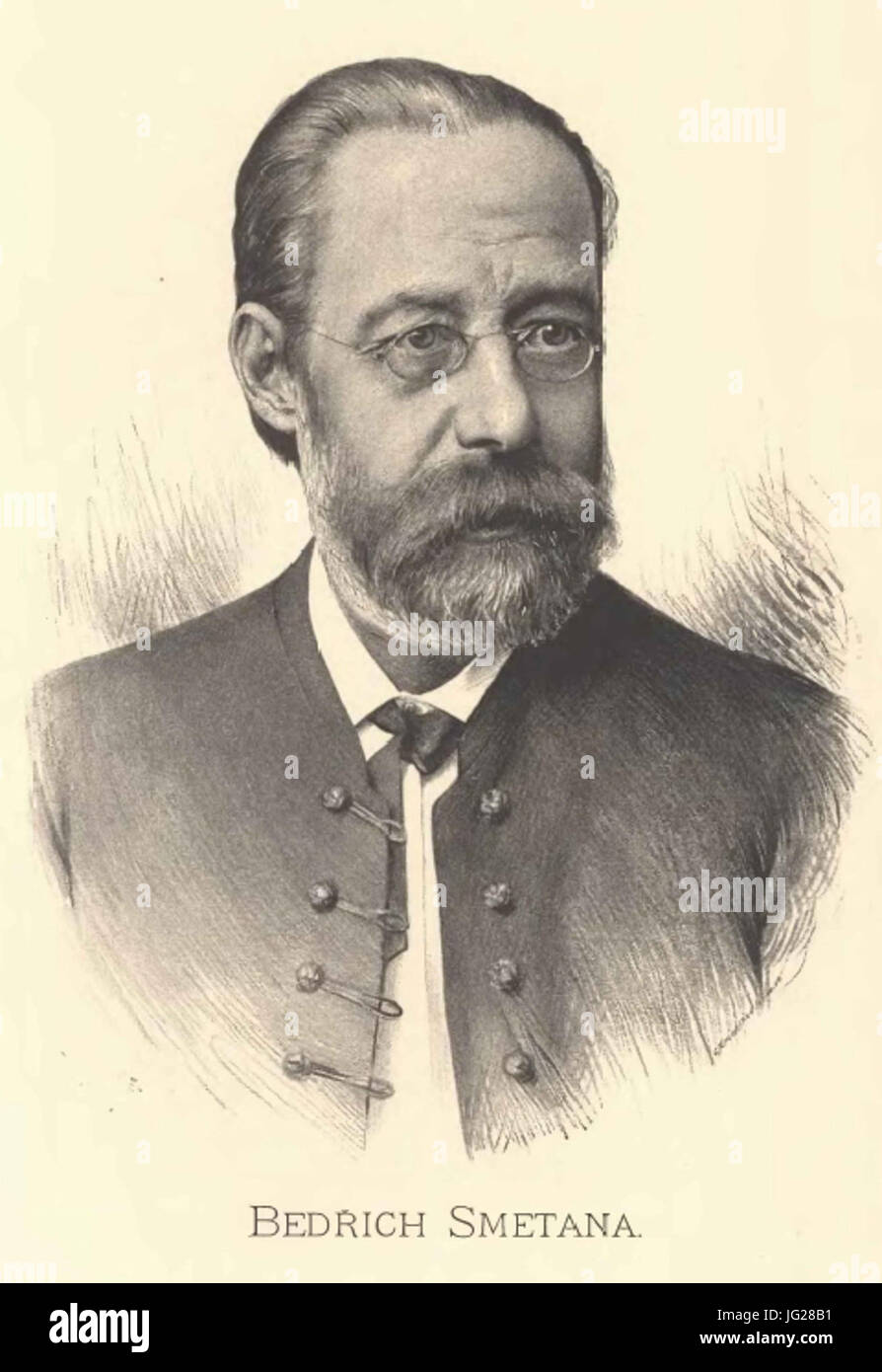 Jan Vilímek - Bedřich Smetana Stockfoto
