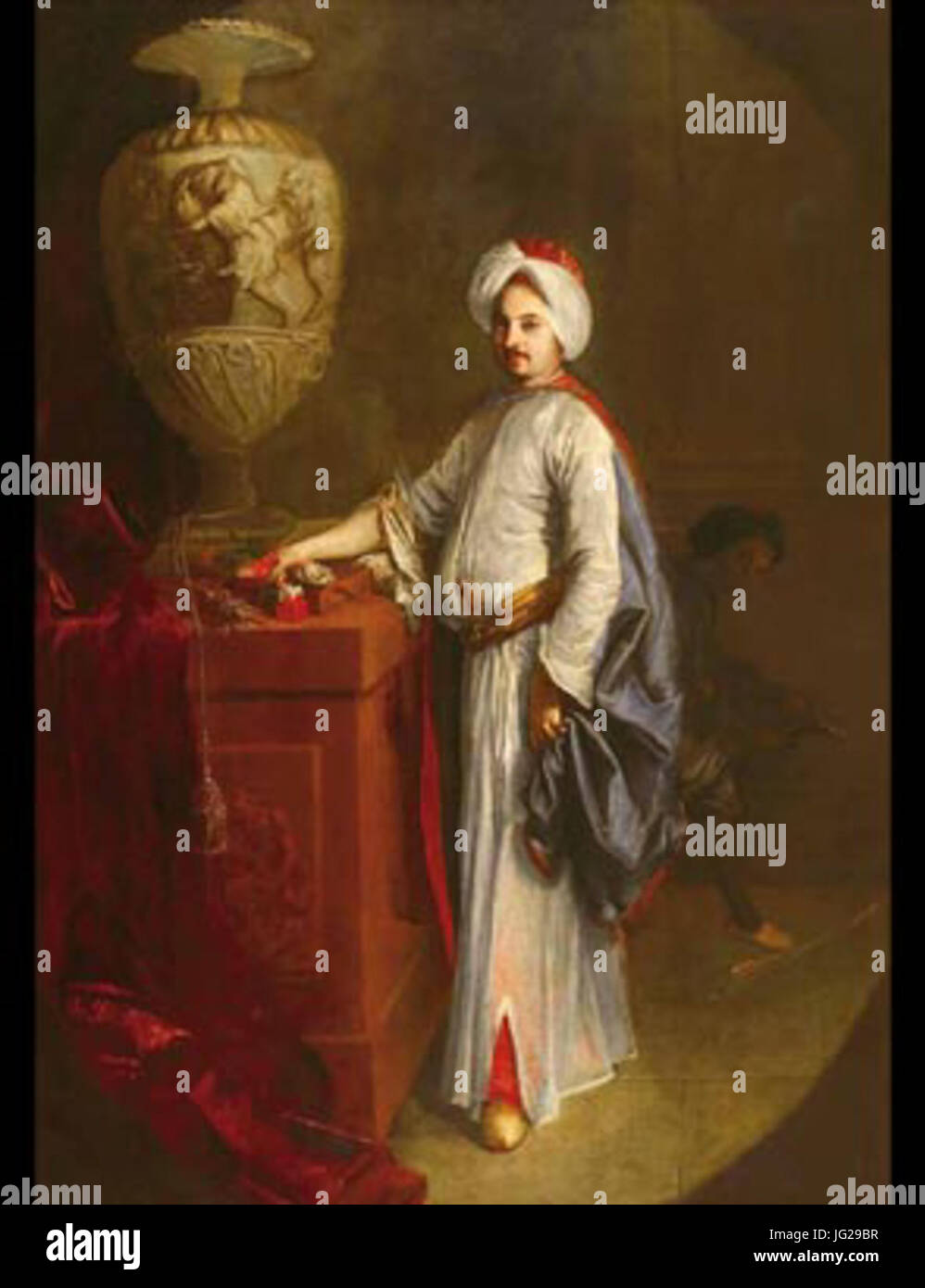 Jean Jacques Francois Rivière A Abbildung in türkische Tracht. Sotheby s Stockfoto