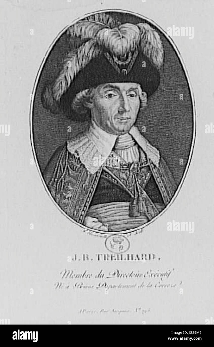 Jean-Baptiste Treilhard (1742-1810) Juriste et Homme Politique Français Stockfoto