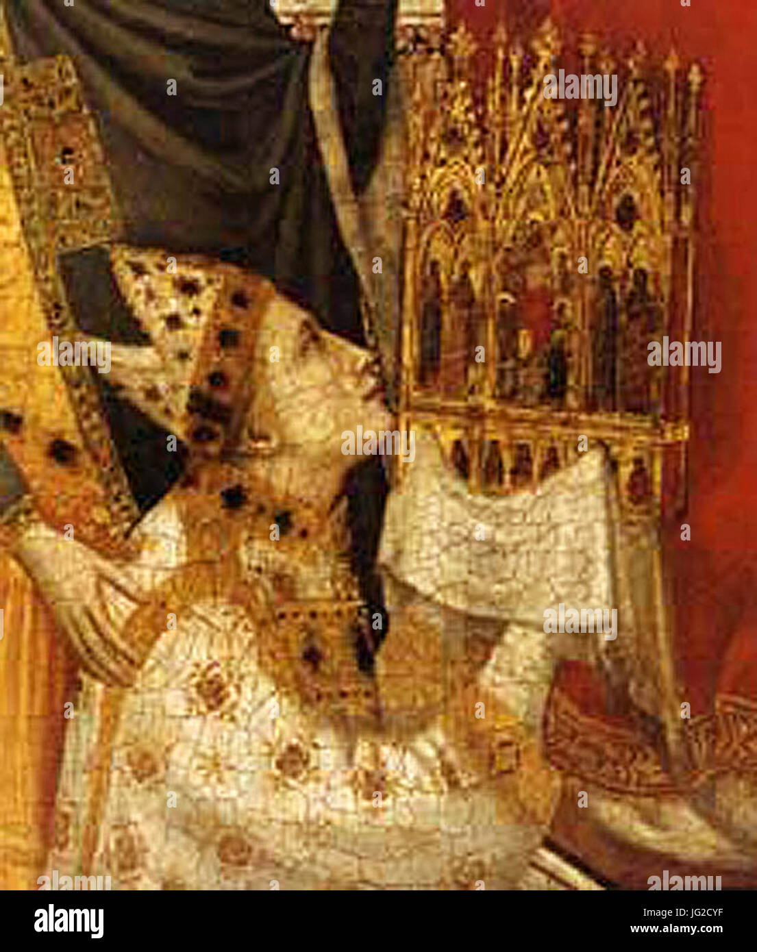 Giotto Triptyque Stefaneschi Vatikanischen Pinakothek Stockfoto