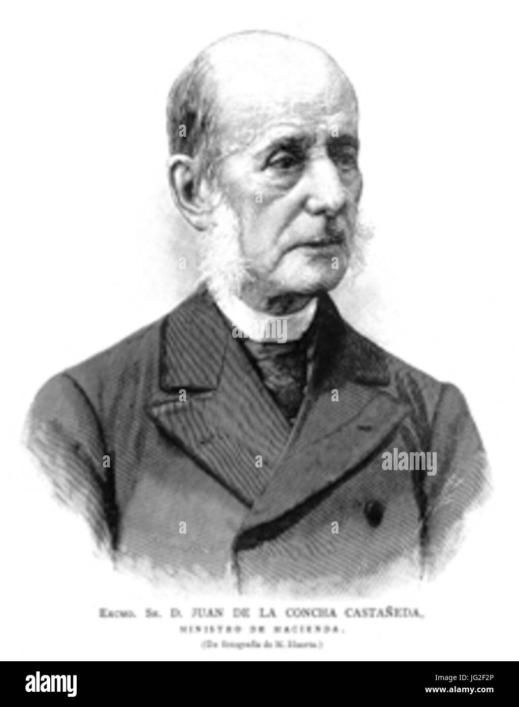 Juan De La Concha Castañeda Stockfoto