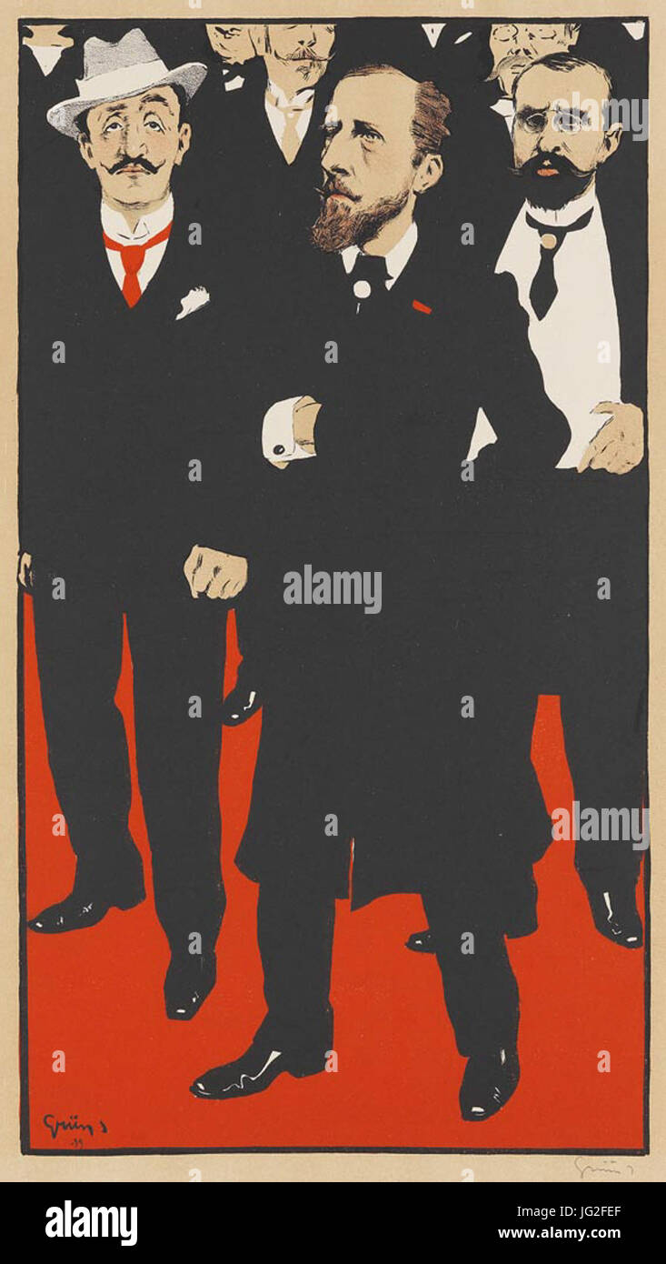 Jules-Alexandre Grün Zola Stockfoto