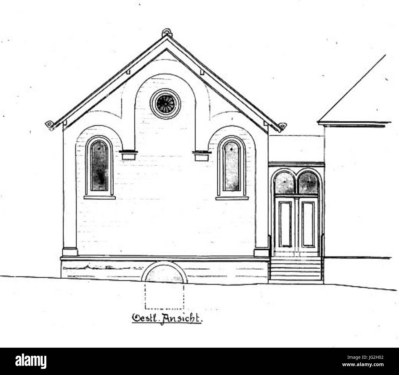 Königheim Synagoge 52 Stockfoto