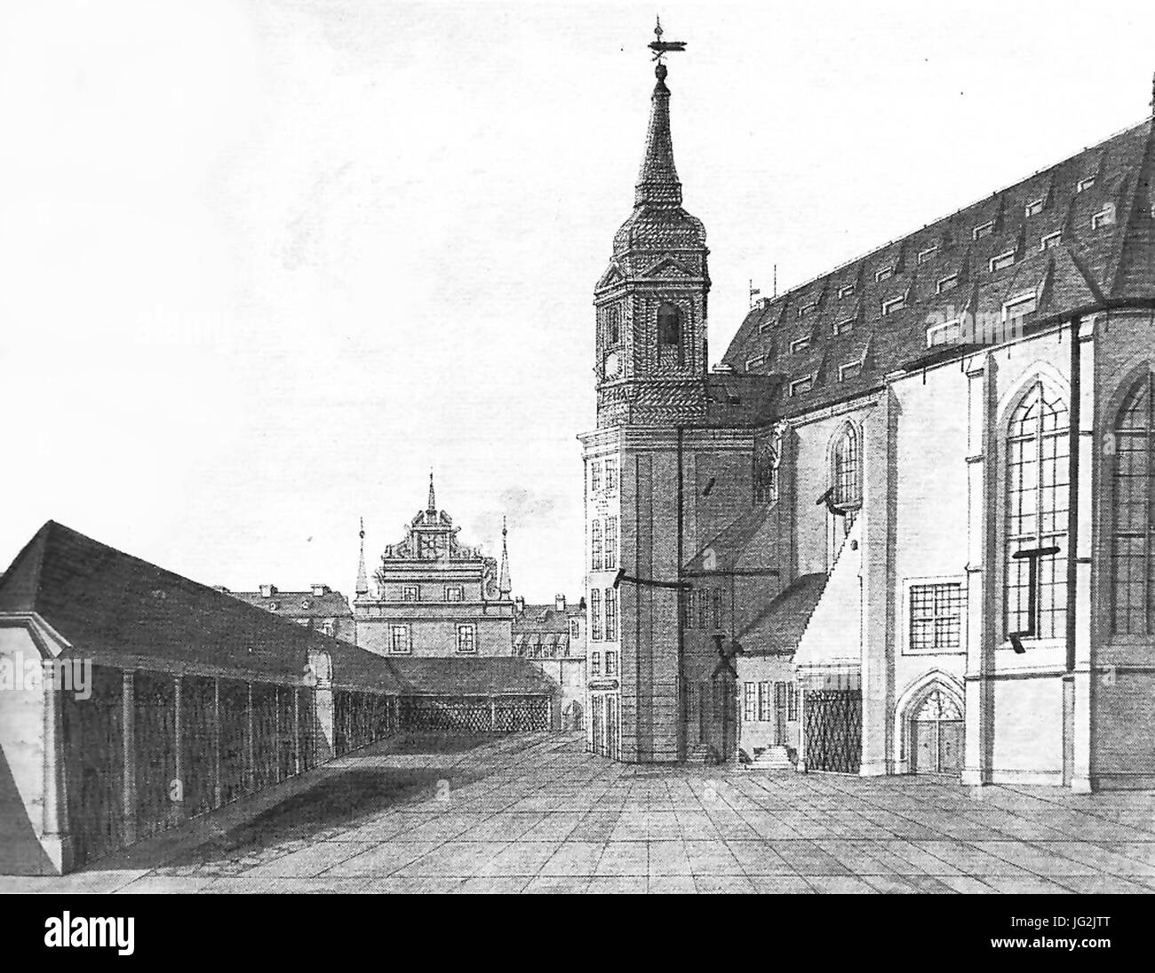 Kannegießer - Sophienkirche 1810 Stockfoto