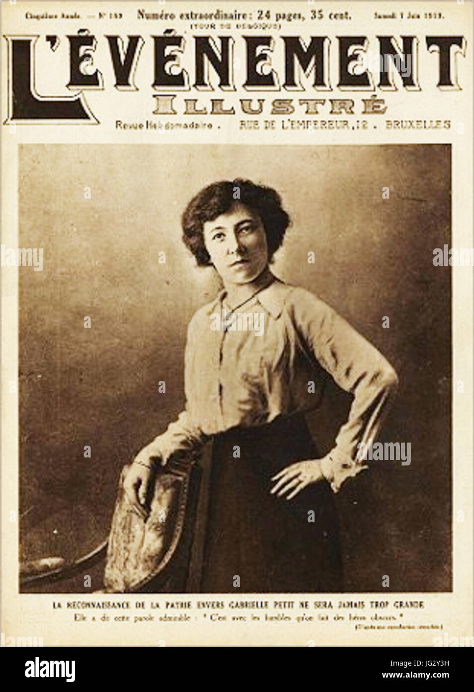 L Evénement Illustré - 7 Juni 1919 Stockfoto