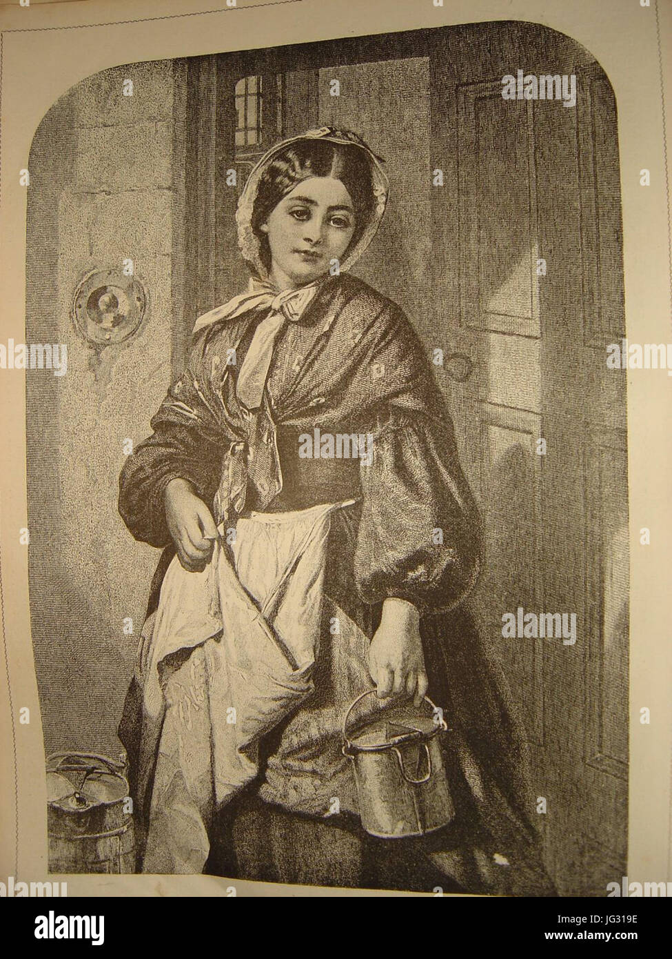 La laitière Stockfoto