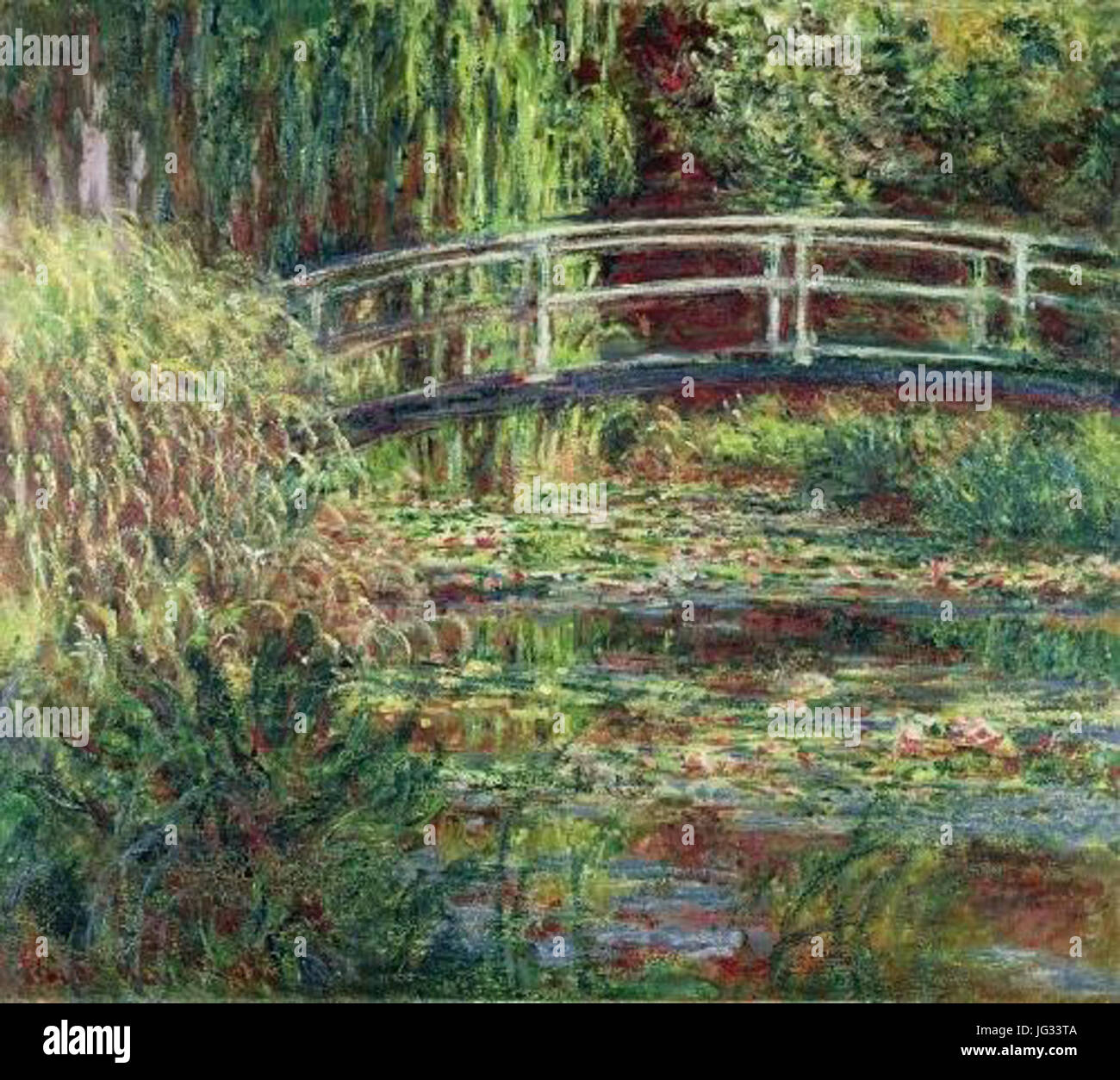 Le Bassin Aux Nymphéas Harmonie stieg Claude Monet Stockfoto