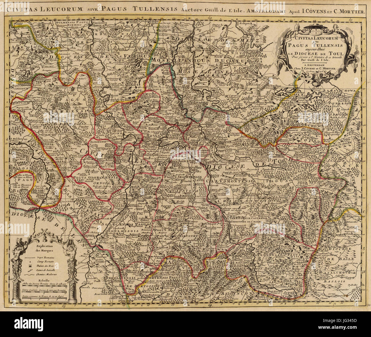 Le Diocèse de Toul, pour Servir À l ' Histoire Civile et Ecclésiastique de ce Diocèse Stockfoto