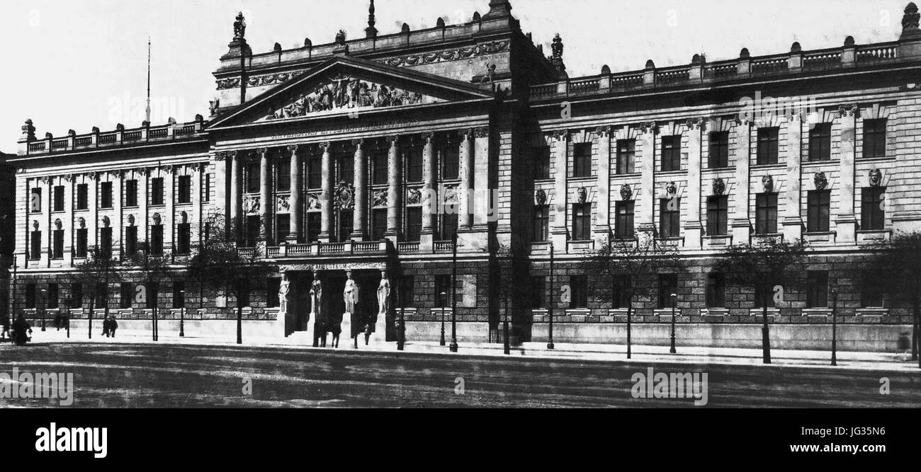 Leipzig, Universität Augusteum bin Augustusplatz Foto von 1889 Quelle Leipzig Fotografien 1867 Bis 1929 Stockfoto