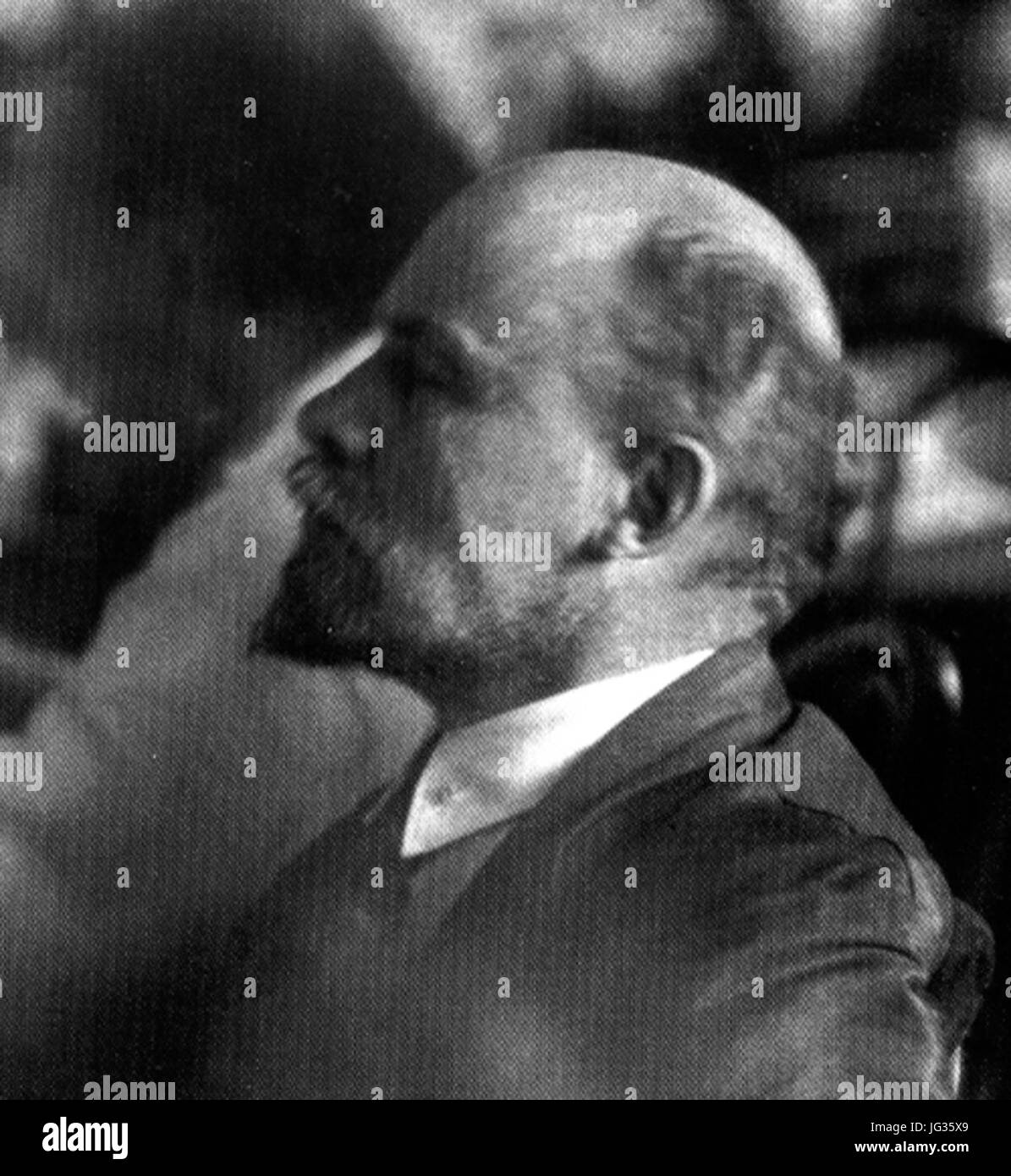 Lenin s halbe Gesicht Stockfoto