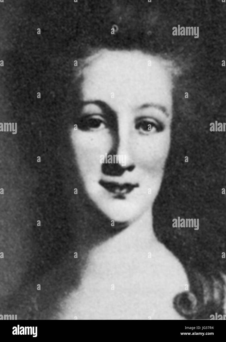 Goethes Verlobte Lili Schönemann (1758-1817) Stockfoto