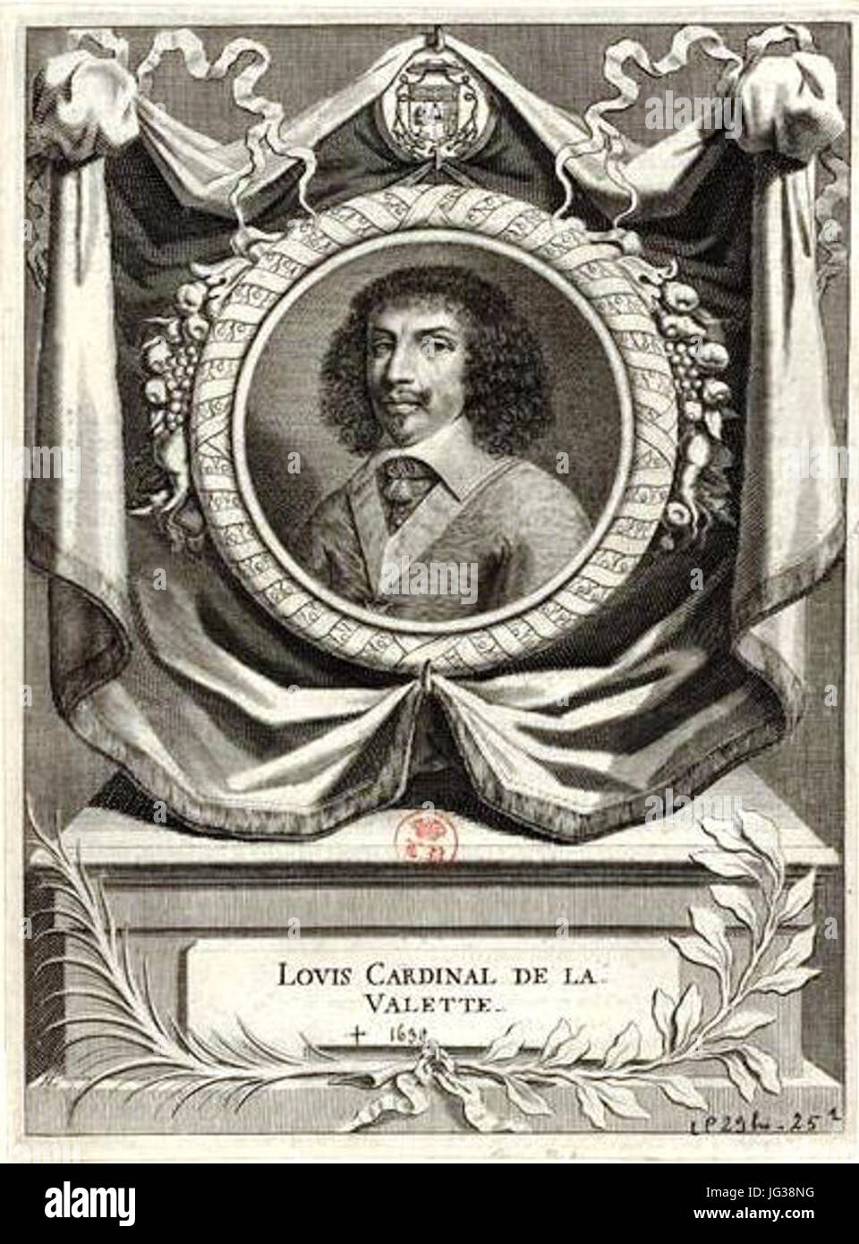 Lochon - Louis de Nogaret De La Valette d Épernon 281593 163929 Kardinal Stockfoto