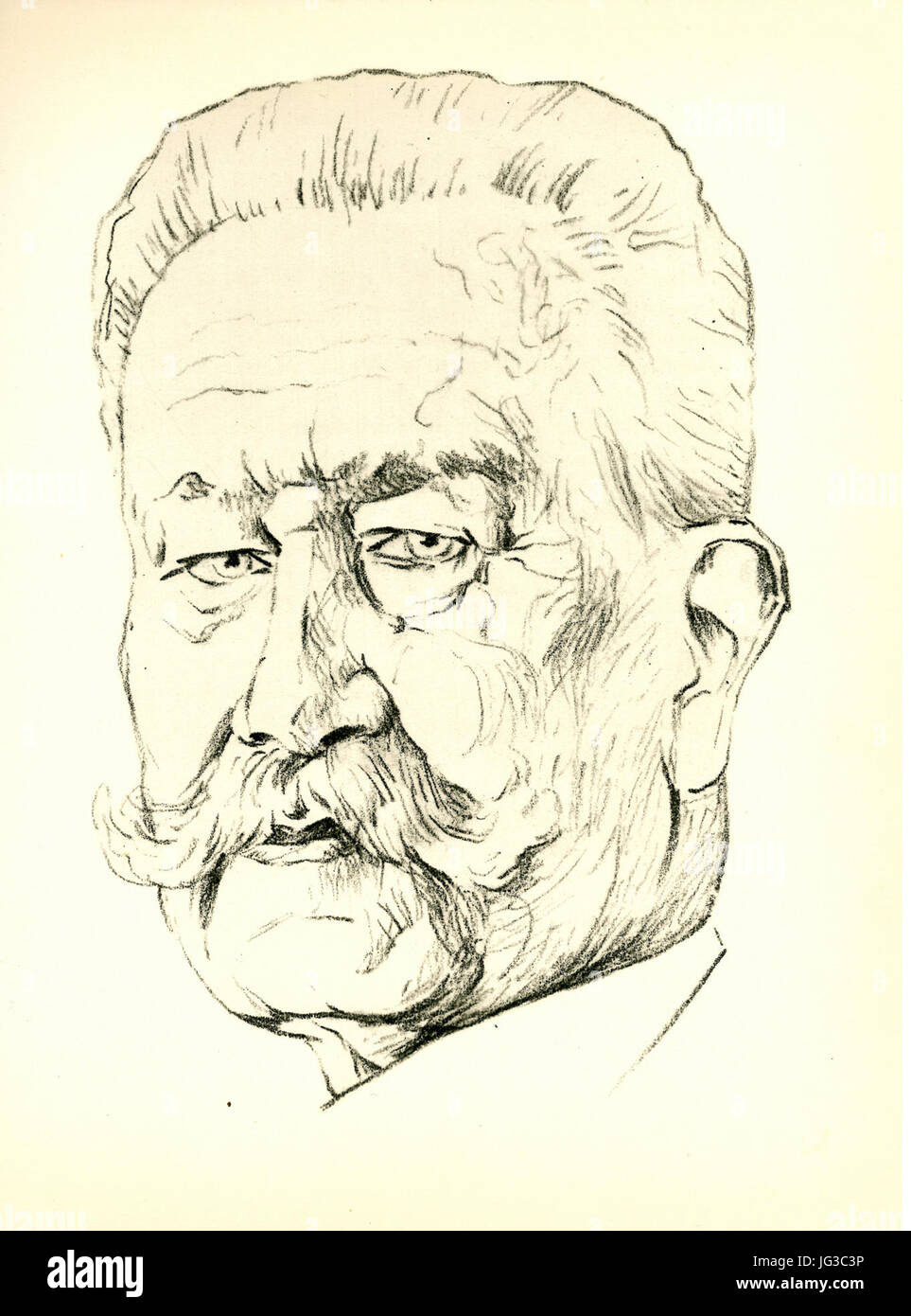 Hannoversche Köpfe aus wenden, Wirtschaft, Kunst Und Literatur, Bd. 1, S. 013 Reichspräsident Paul von Hindenburg, August Heitmüller Stockfoto