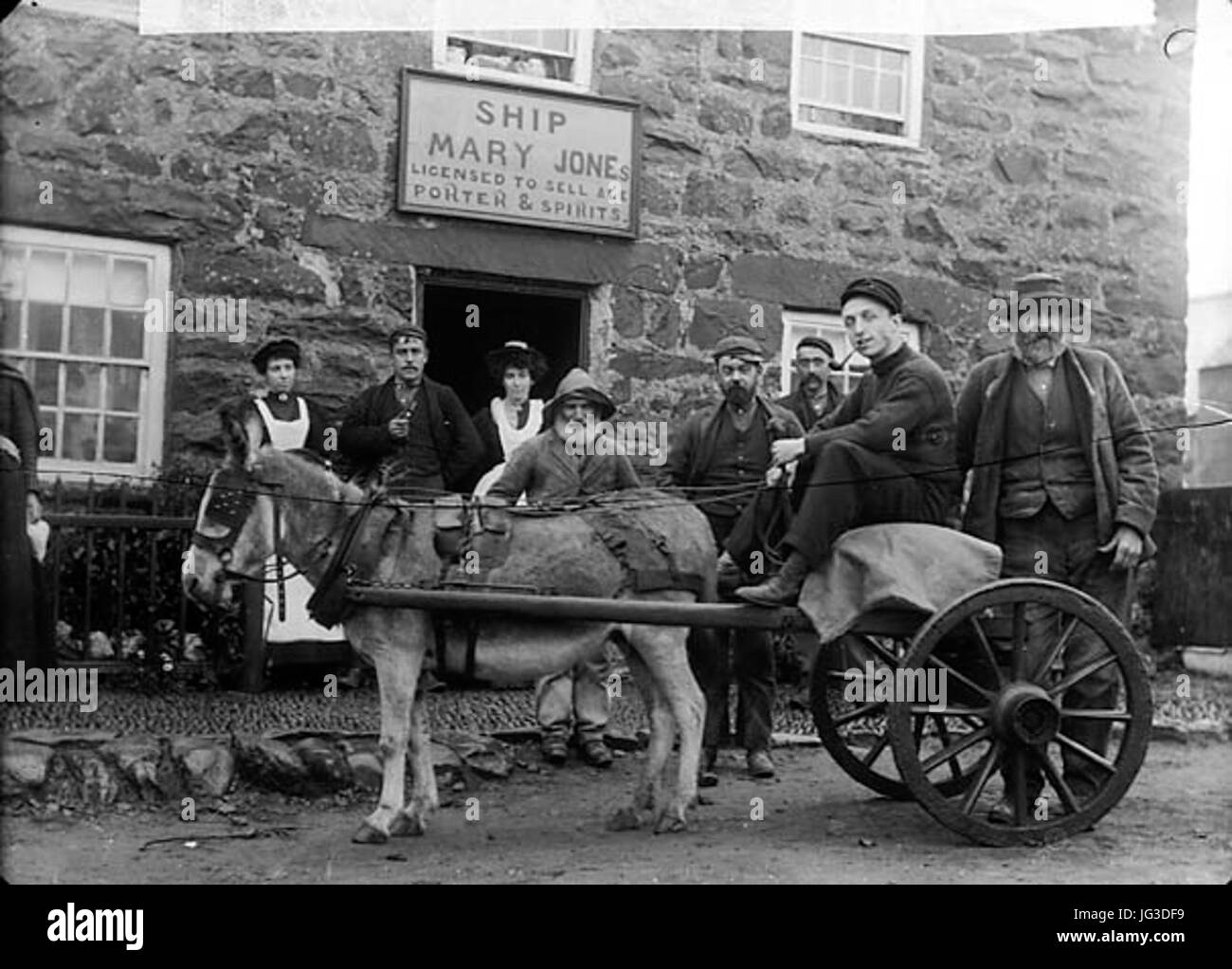 Glyn Davies Aberdaron NLW336 53 Stockfoto