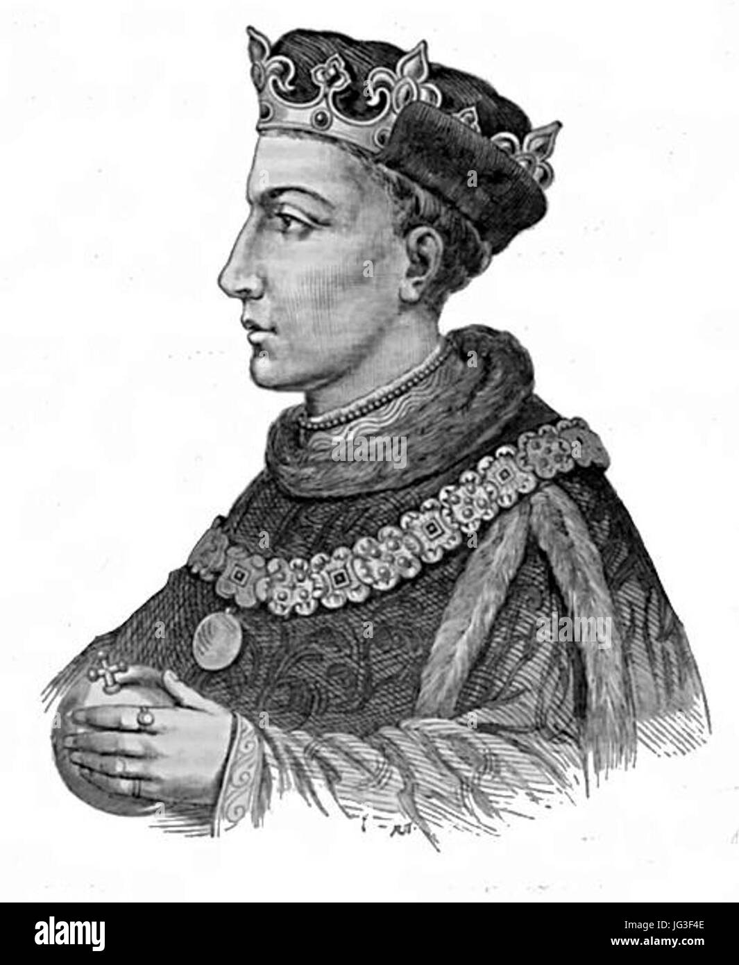 Heinrich v. von England - Illustration aus Cassell s Geschichte von England - Century Edition - veröffentlicht ca. 1902 Stockfoto