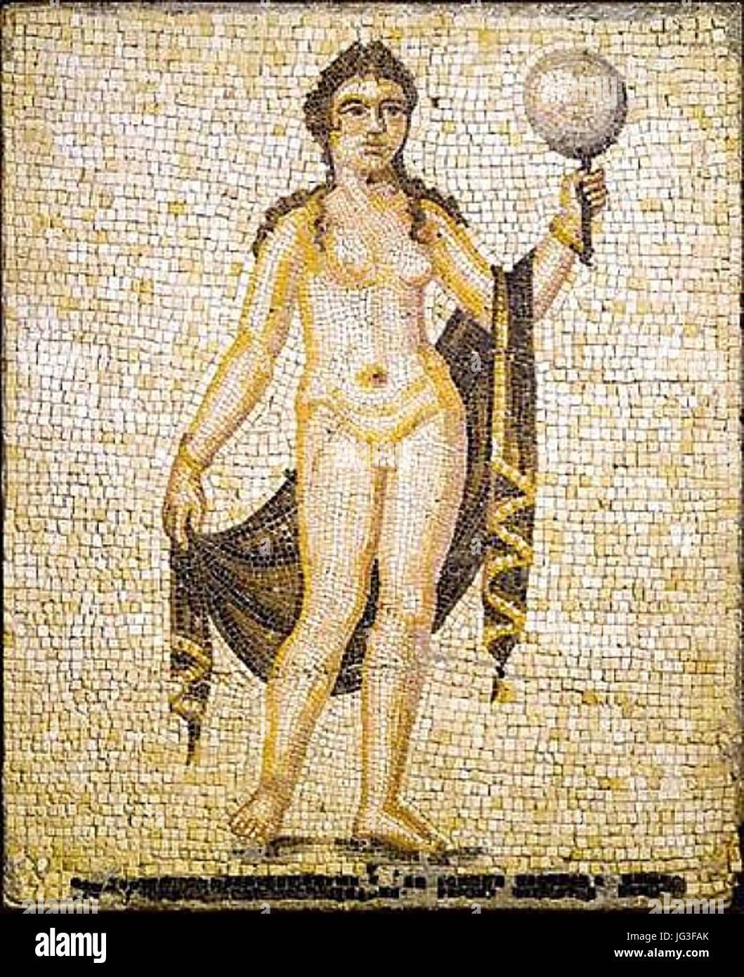 Hermafrodito. Norte da África, Época Romana Séculos II-III dc Stockfoto