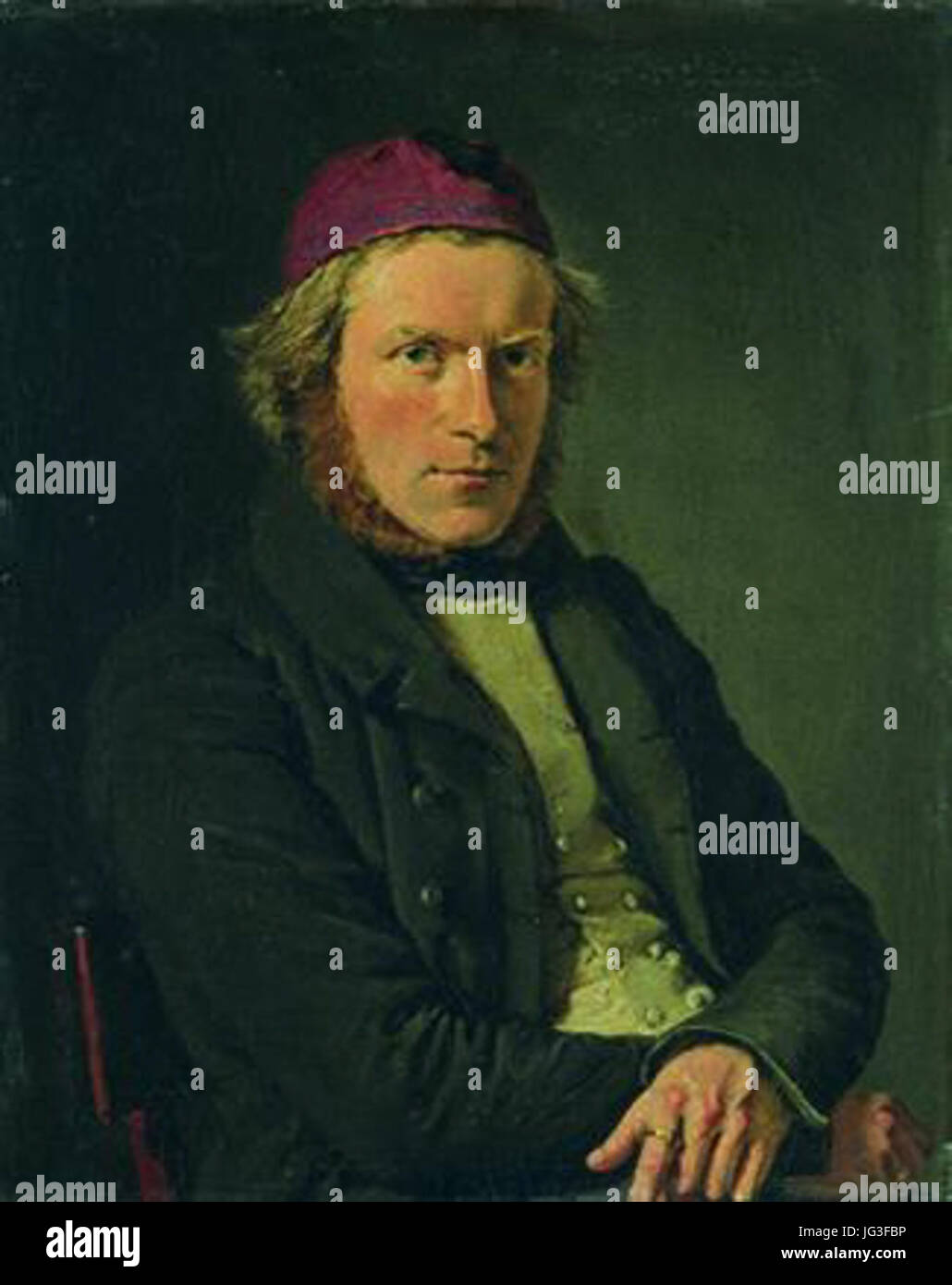 Herman Wilhelm Bissen 28Christian Albrecht Jensen29 Stockfoto