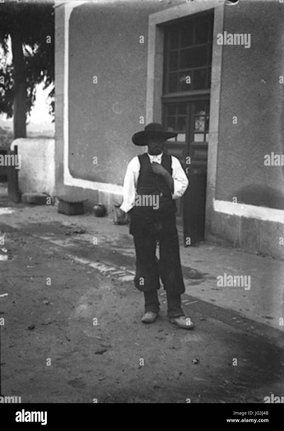 Homme Avec Chapeau 28types du Portugal29 Stockfoto