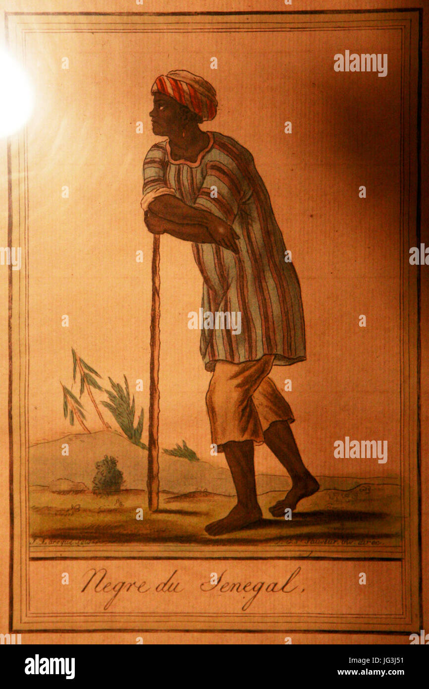 Hommes Femmes et Scènes du Sénégal-Jacques Grasset de Saint Sauveur mg 8496 Stockfoto