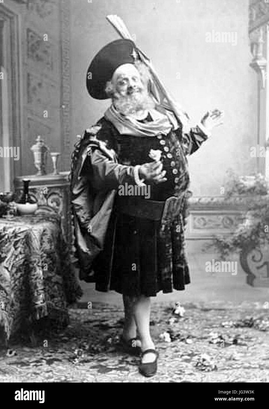 Lucien Fugère Verdi s Falstaff Stockfoto