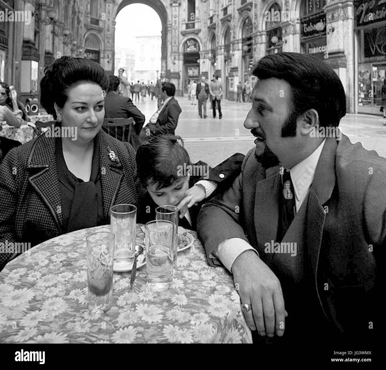 Montserrat Caballé Bernabé Martí und Sohn 1971b Stockfotografie Alamy