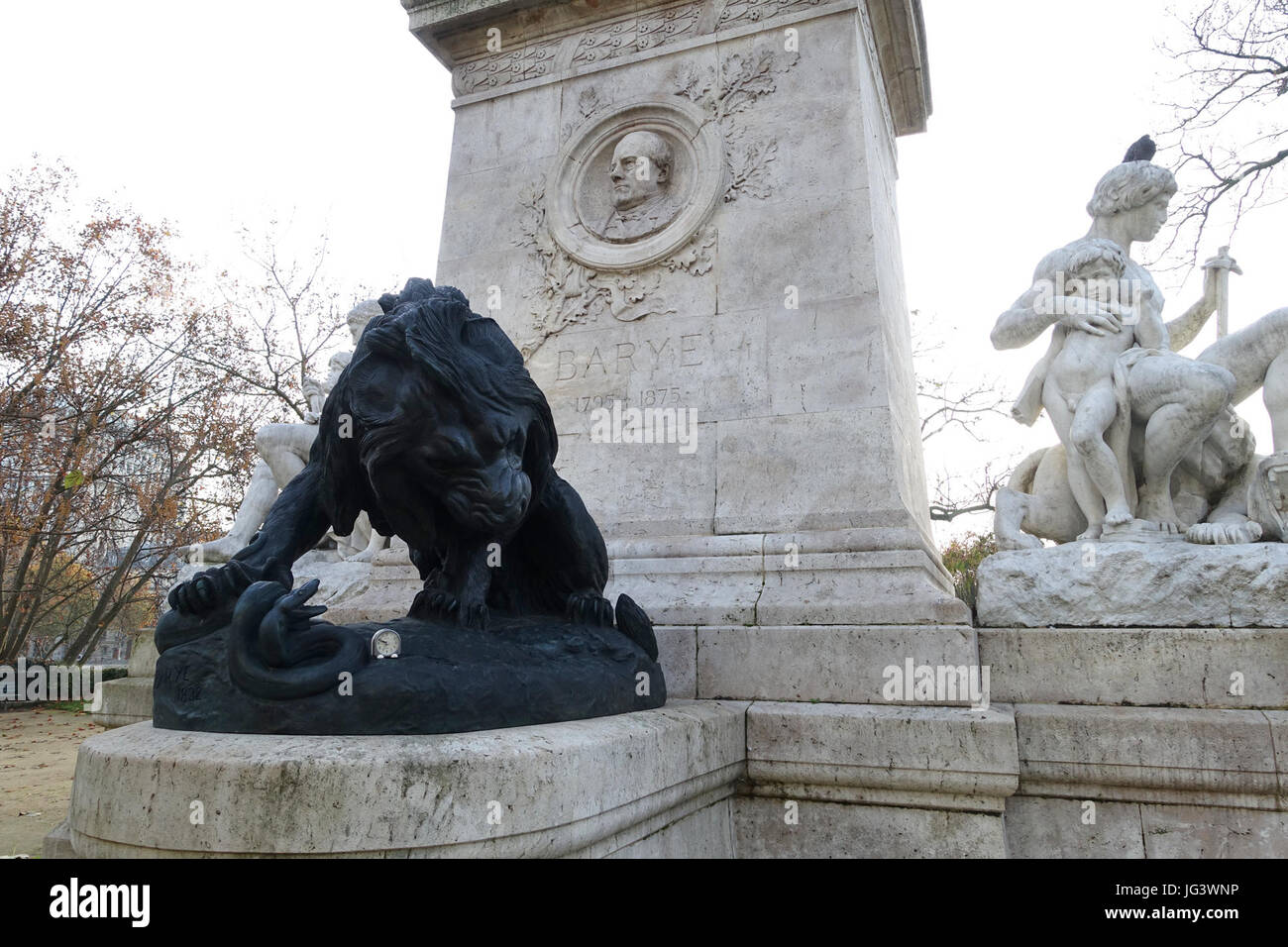 Monument À Barye, Paris - DSC05394 Stockfoto