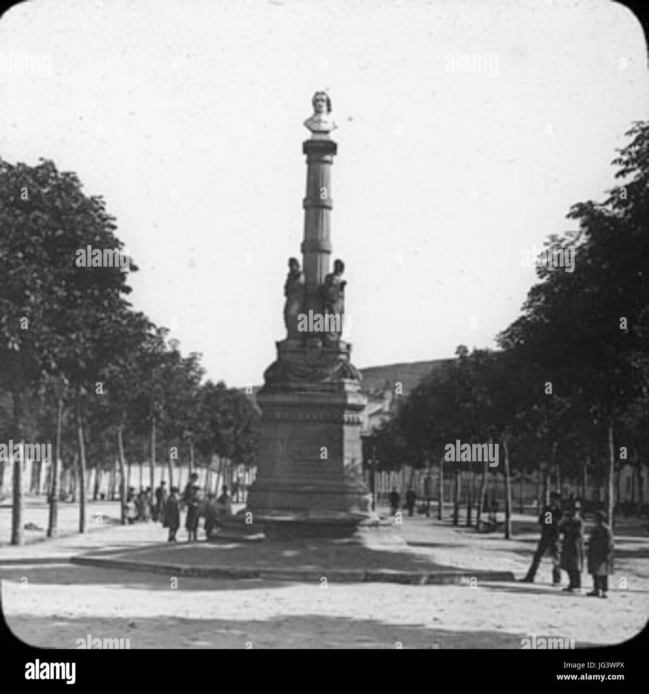 Denkmal Fénelon Allée Fénelon Cahors Stockfoto