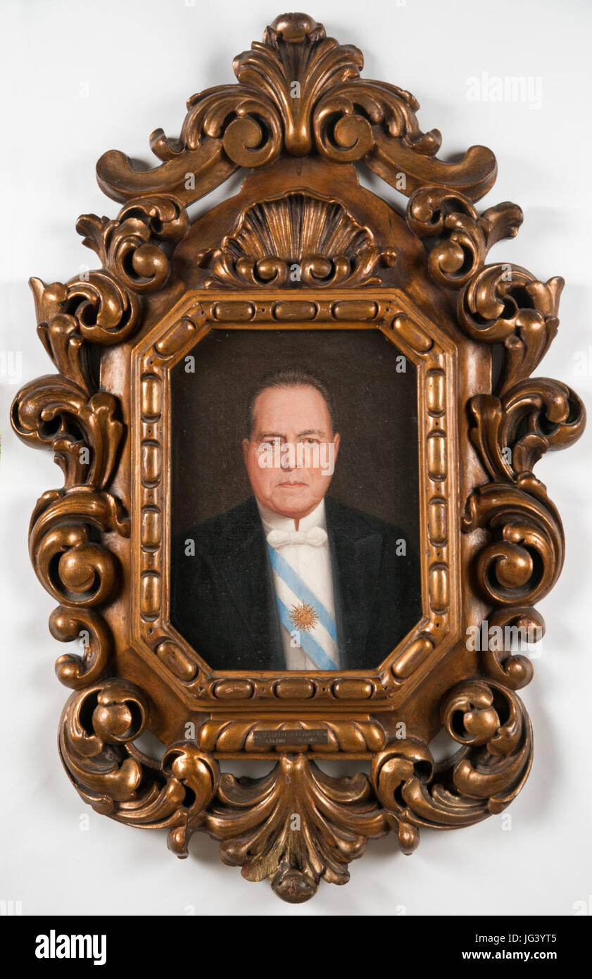 Museo del Bicentenario - Retrato del Presidente Hipolito Yrigoyen Stockfoto