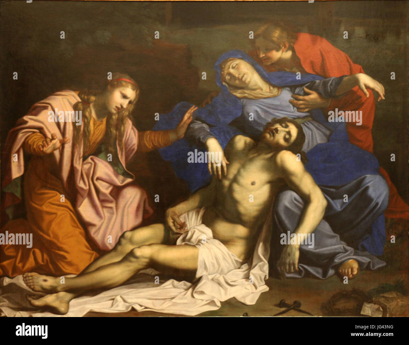 Nicolas Mignard-La Pietà Stockfoto
