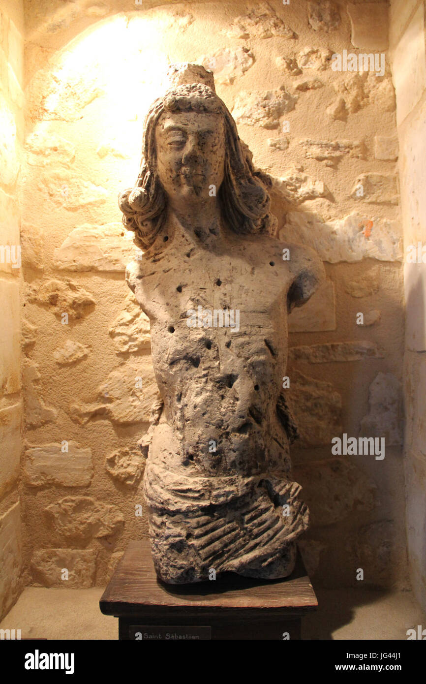 Nogent-le-Rotrou - Stadtmuseum - Saint-Sébastien - 2 Stockfoto
