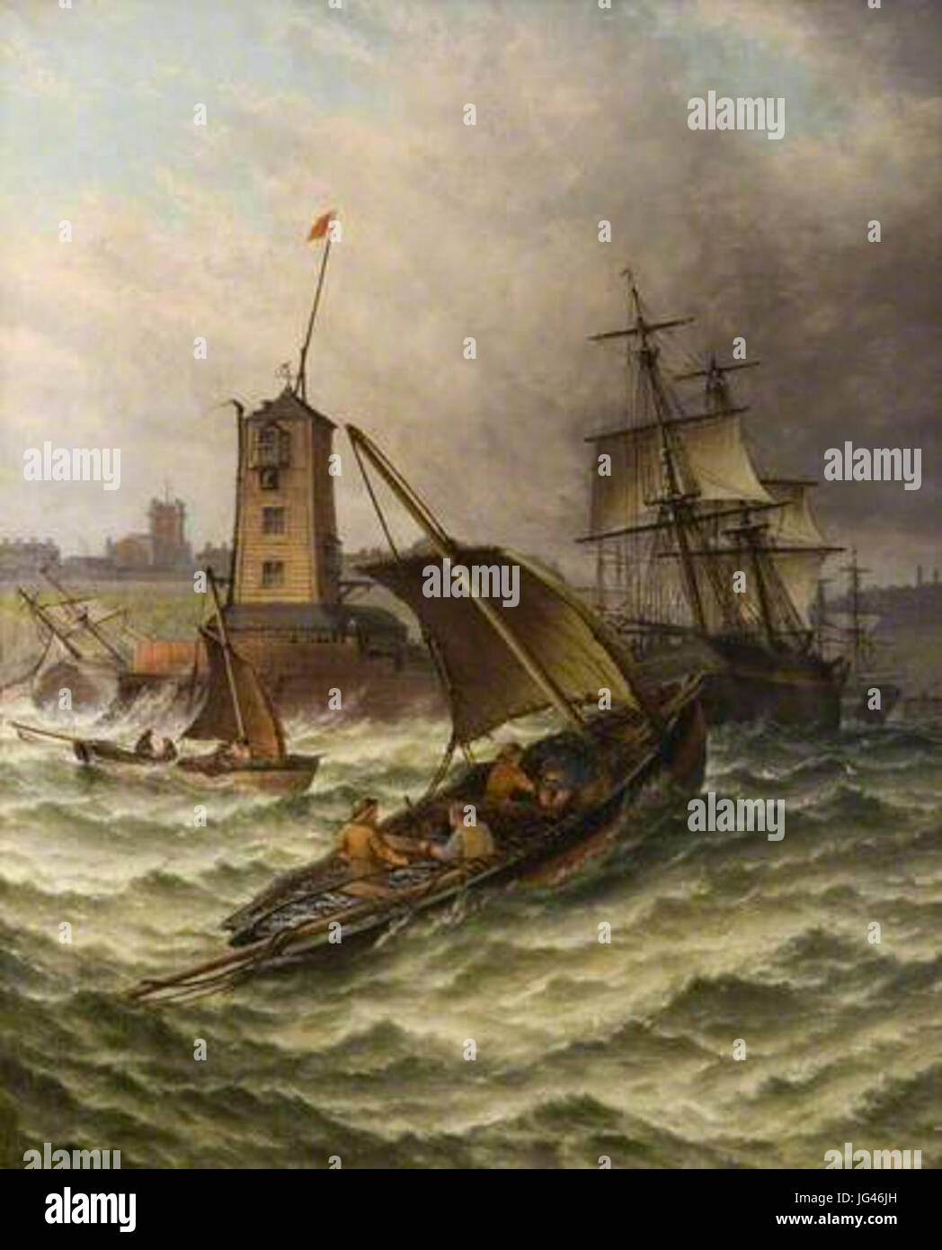 Alten Pier Süd 28Mark Thompson 185029 Stockfoto