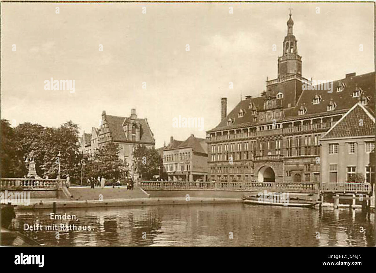 Altes Rathaus Emden Deutschland Stockfoto
