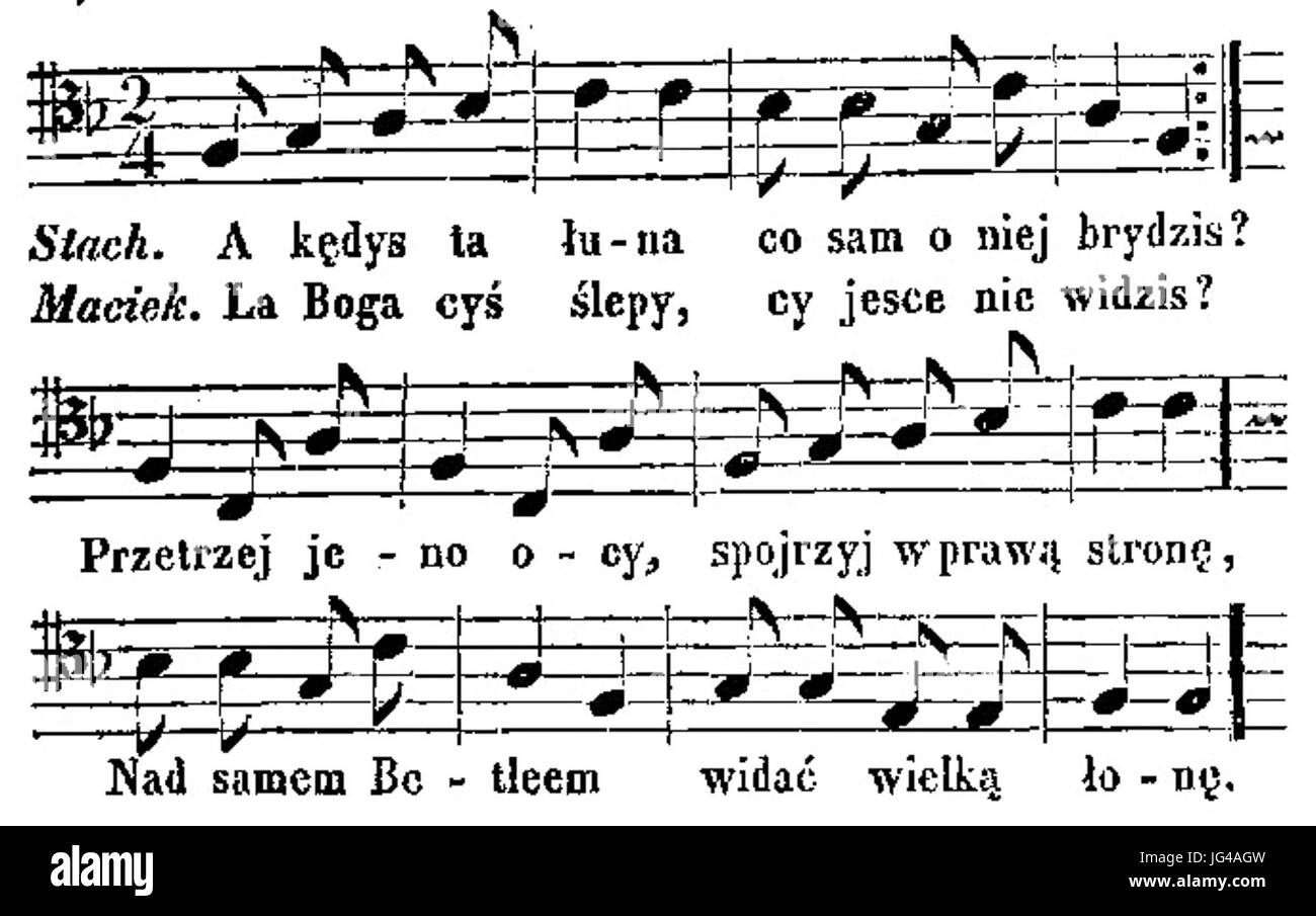 Diese Seite von *Pastoralki*, ein literarisches Werk, stellt wahrscheinlich eine Pastoralszene oder ein Thema vor. Der Text erforscht ländliches Leben, Natur und menschliche Erfahrungen in einer ruhigen, idealisierten Umgebung, die typisch für den Fokus der Pastoralliteratur auf Einfachheit und Harmonie mit der Natur ist. Stockfoto