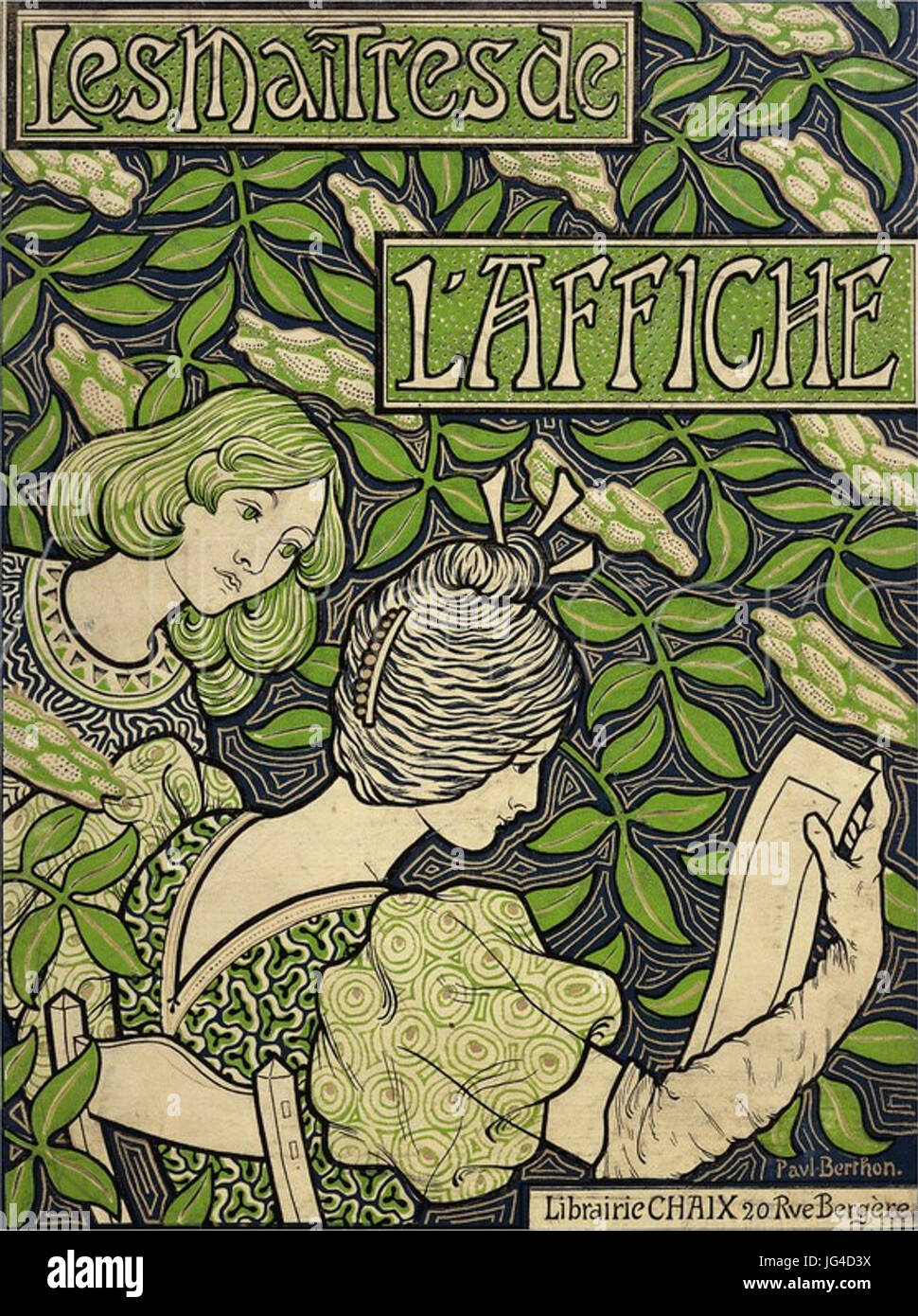 Paul Berthon - Les MaơAEtres de l ' affiche Stockfoto