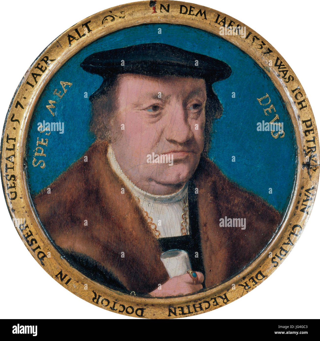 Petrus von Clapis durch Bartholomäus Bruyn (der Pilgermuschel) Stockfoto