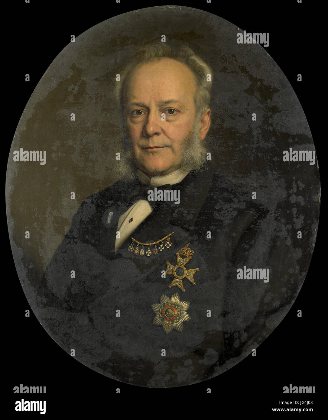 Pieter Mijer (1812-81). Gouverneur-Generaal van Nederlands Oost Indië Rijksmuseum SK-A-4159 Stockfoto