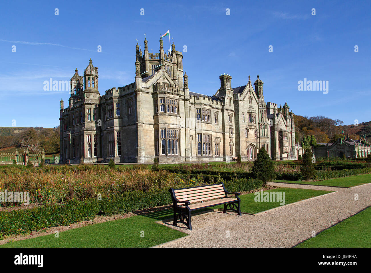 Margam Haus - Margam Counrty Park Stockfoto