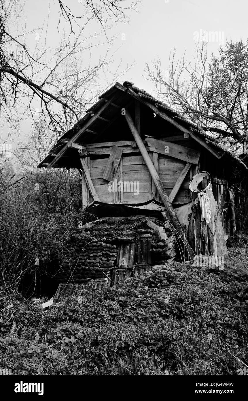 verlassenes Haus Stockfoto
