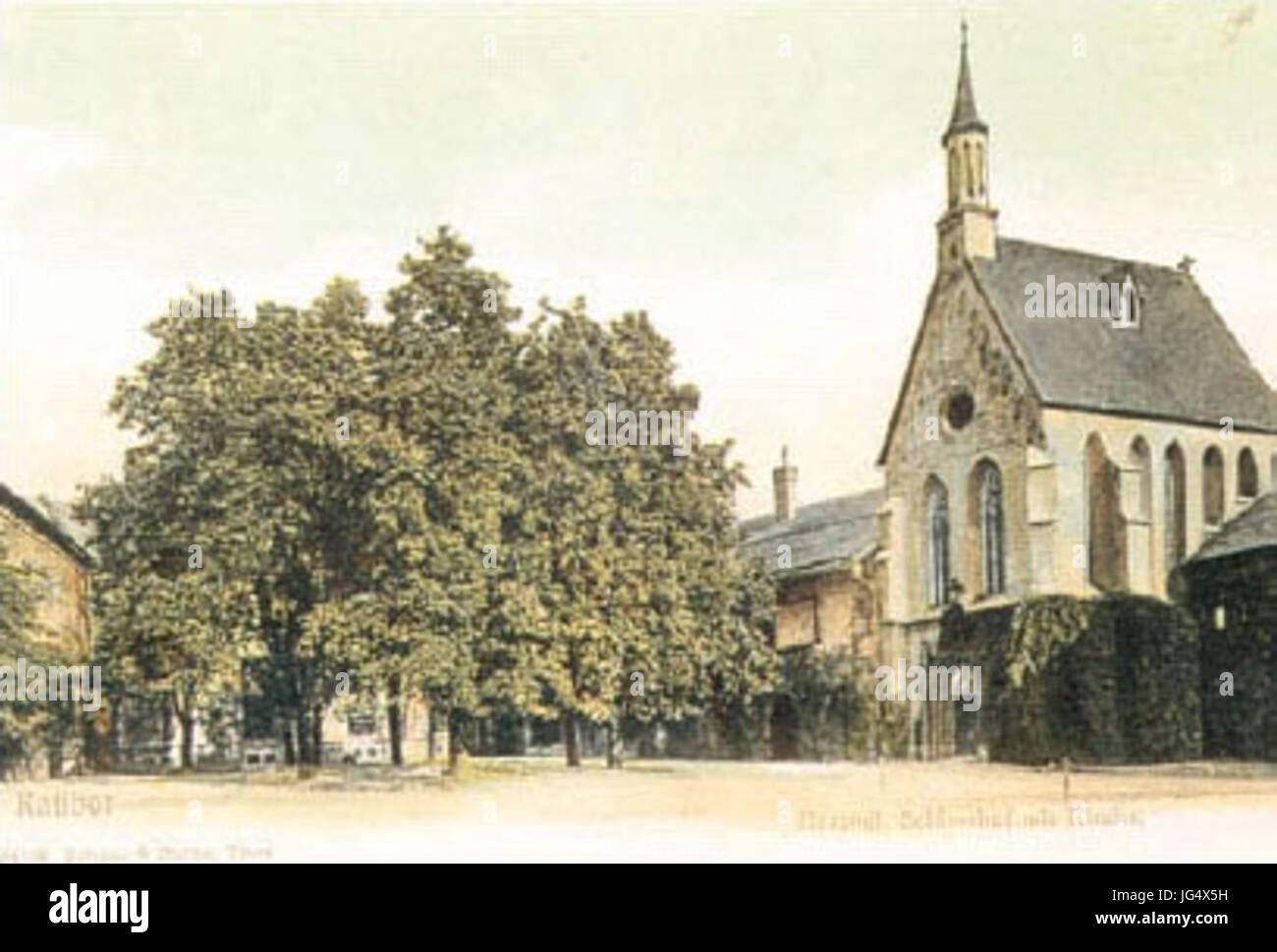 POL Racibórz Kaplica Zamkowa Lata 20. XX-w. Stockfoto