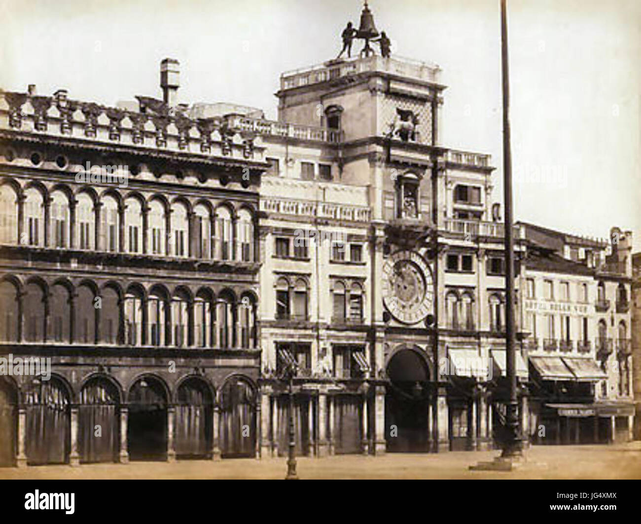 Ponti Carlo 28ca. 1823-189329 - Venezia - Torre Dell orologio Stockfoto