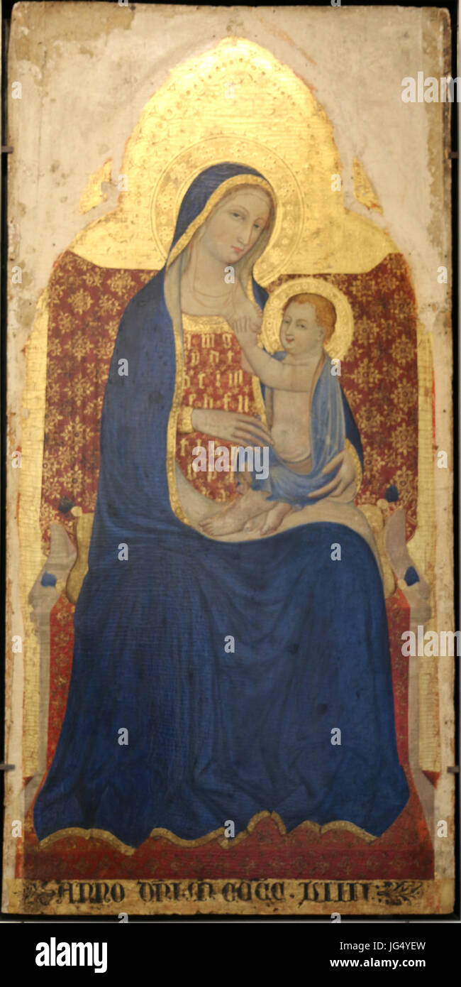 MaơAEtre de Narni - Vierge et Enfant Stockfoto