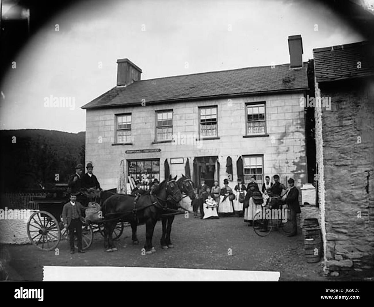 Postamt Pumsaint NLW3361771 Stockfoto