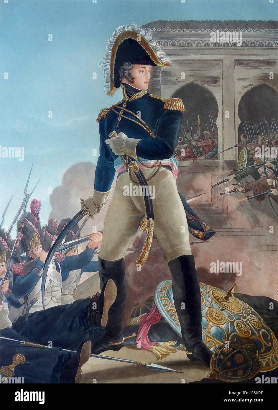 Louis Nicolas Davout, Général de Division De La République française Stockfoto