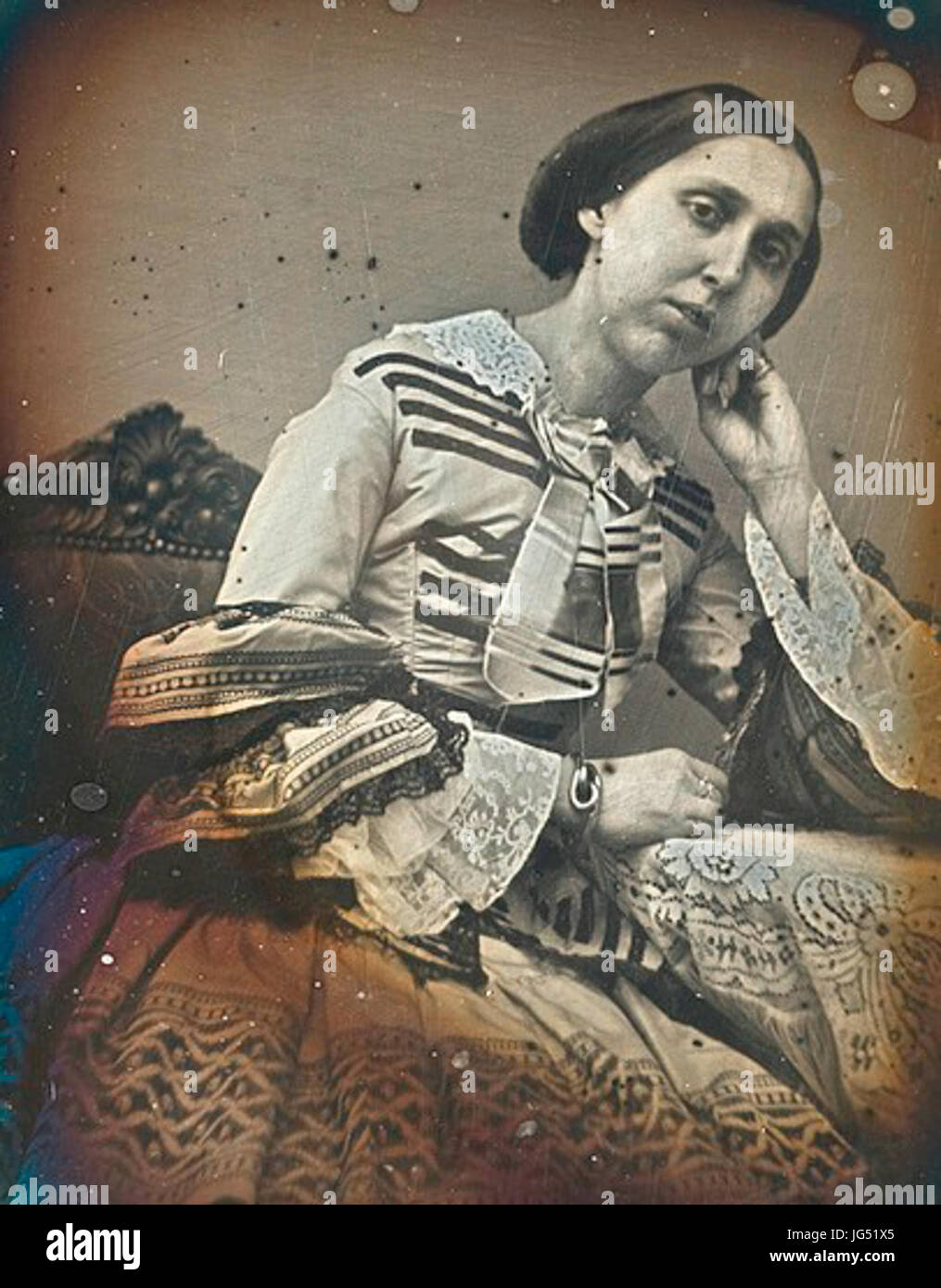 Prinzessin Eugenie - Daguerrotypi Stockfoto