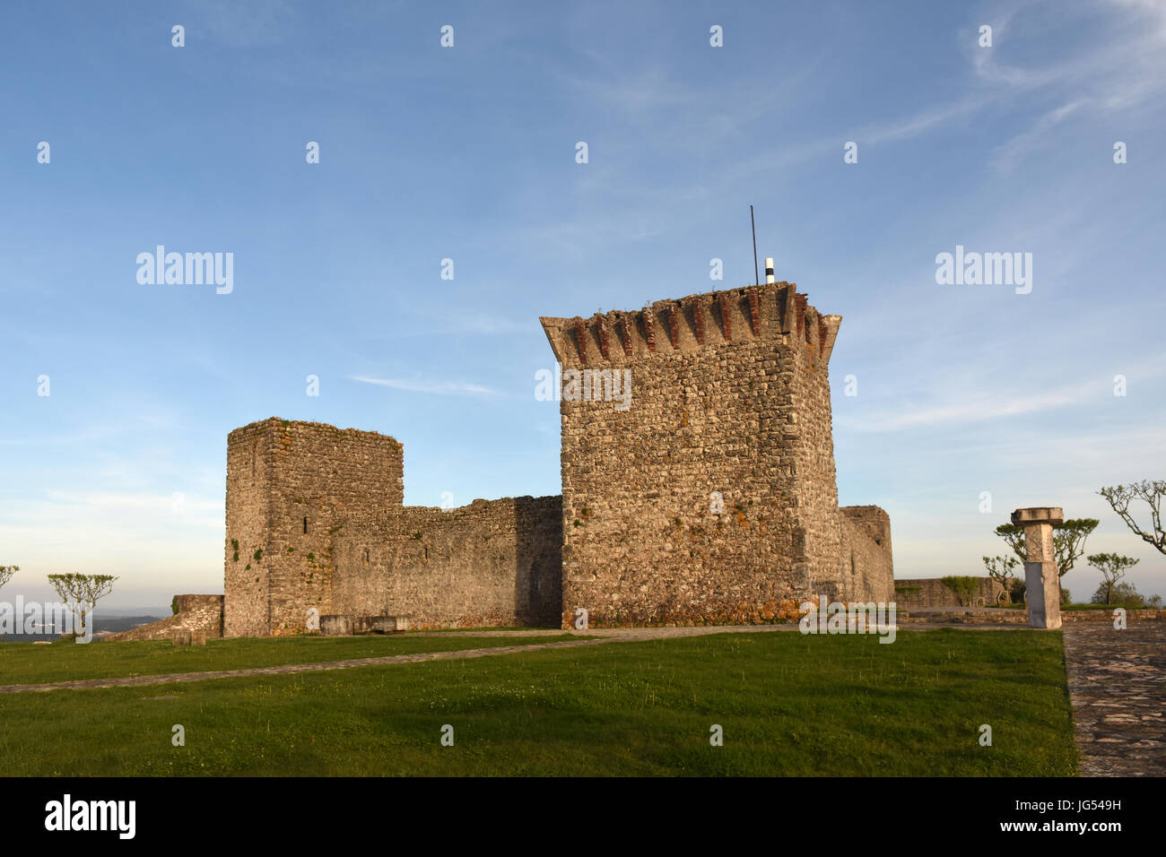 Burg von Ourem, Estremadura, Portugal Stockfoto