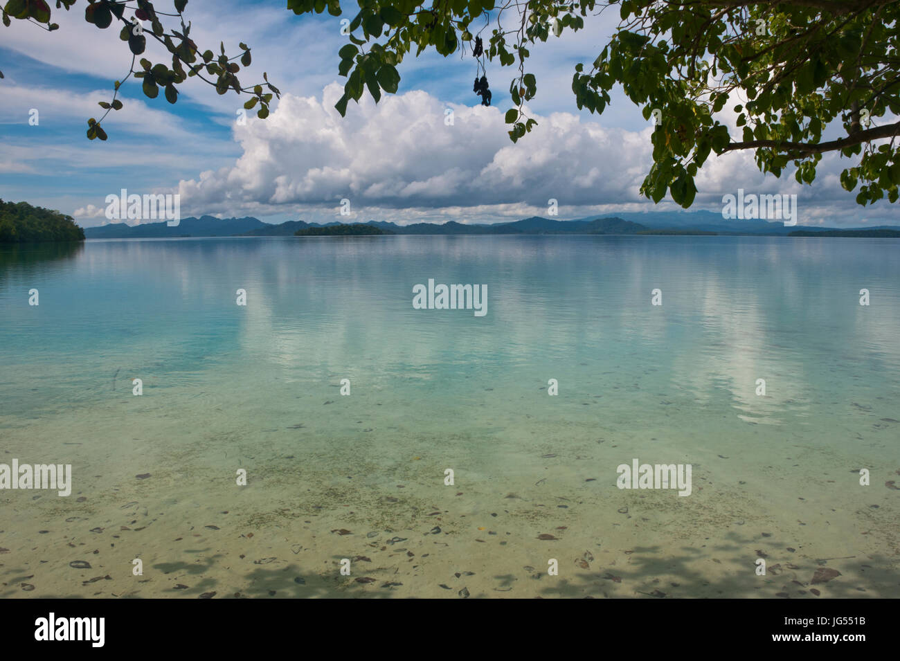 Die Marovo Lagune, Salomonen, Pazifik Stockfoto