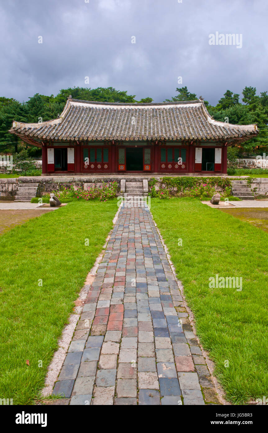 Koryo-Museum Songyungwan, Kaesong, Nordkorea Stockfoto