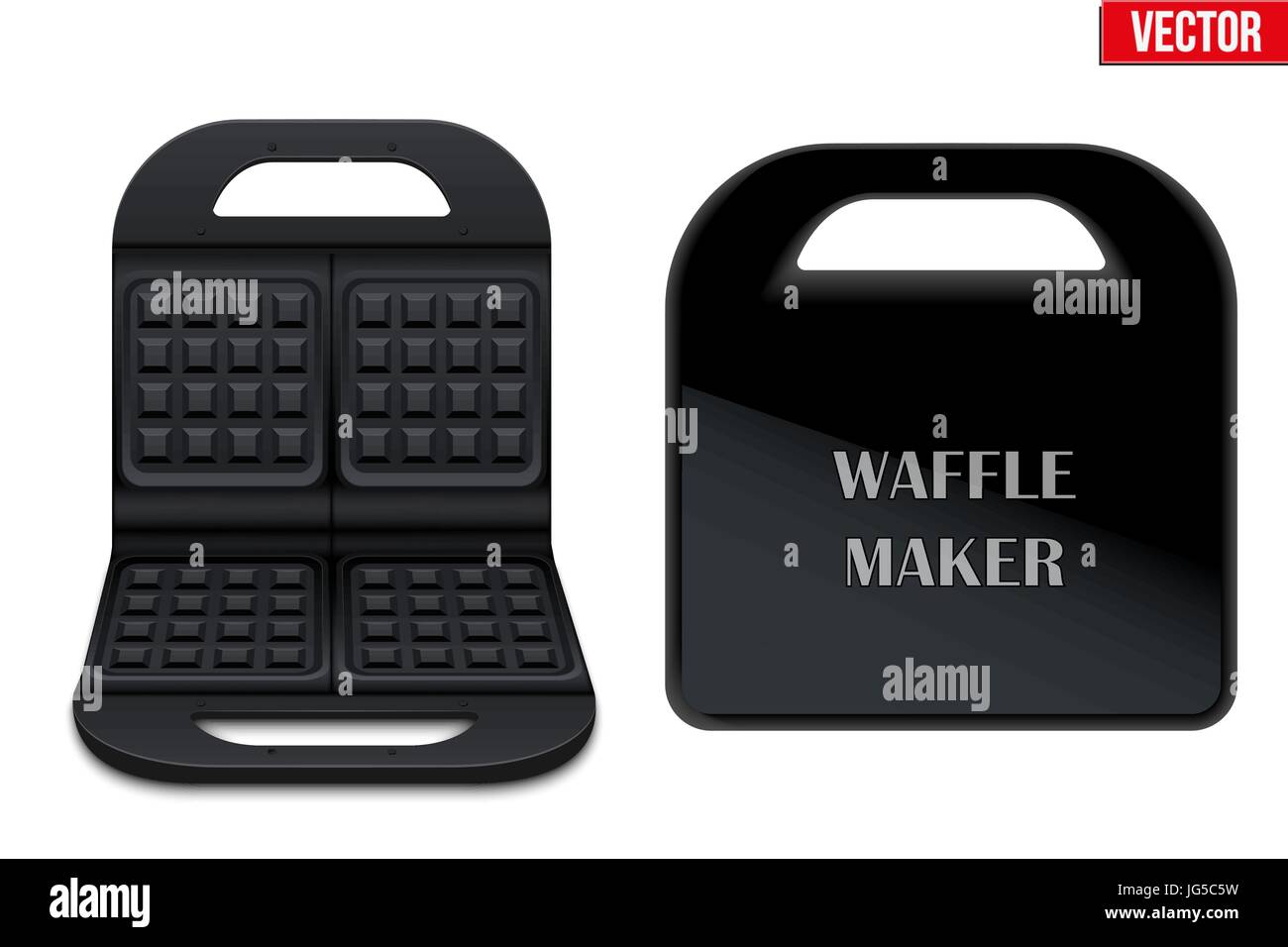 Waffeleisen-Hersteller Stock Vektor