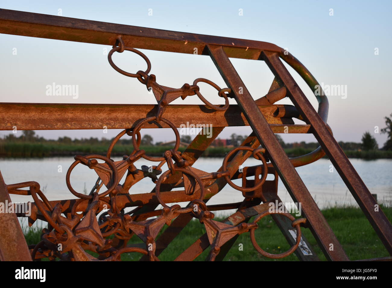 landwirtschaftliche Geräte Stockfoto